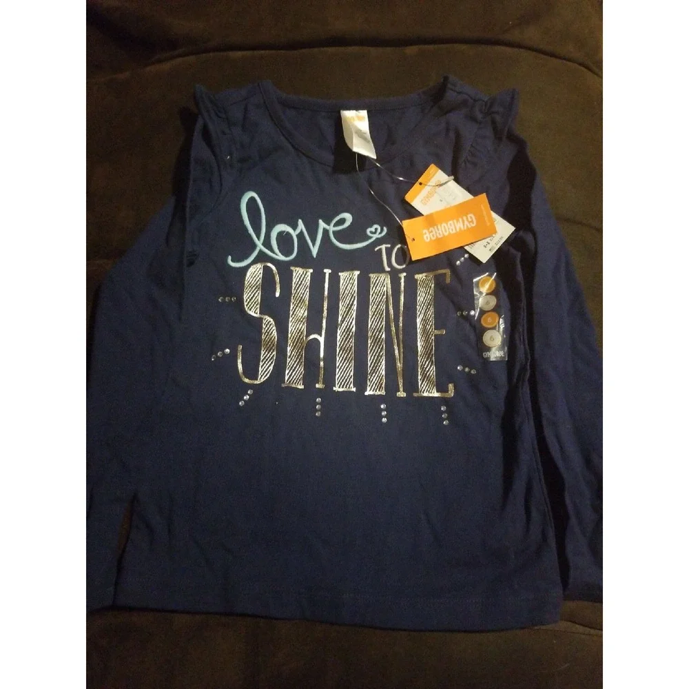Gymboree flight of fancy outfit 6 nwt love to shine top and star‎ skirt